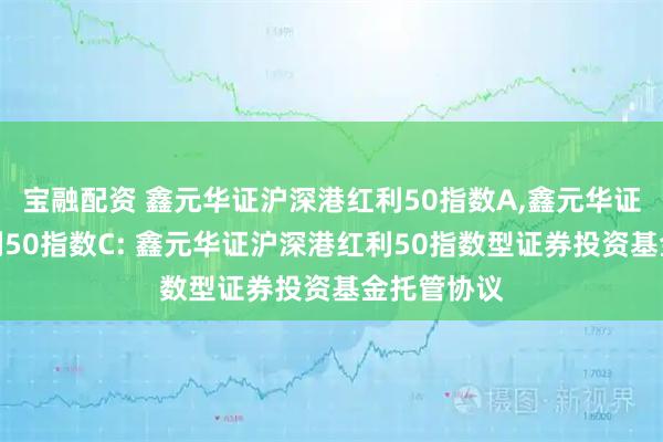 宝融配资 鑫元华证沪深港红利50指数A,鑫元华证沪深港红利50指数C: 鑫元华证沪深港红利50指数型证券投资基金托管协议