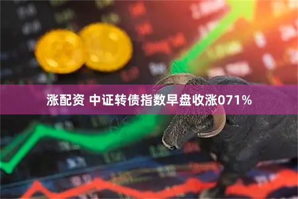 涨配资 中证转债指数早盘收涨071%