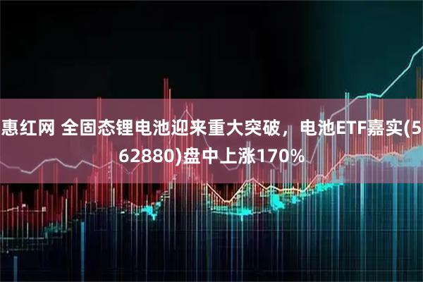 惠红网 全固态锂电池迎来重大突破，电池ETF嘉实(562880)盘中上涨170%